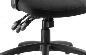 Galaxy Task Operator Chair Black Fabric With Arms Image 13