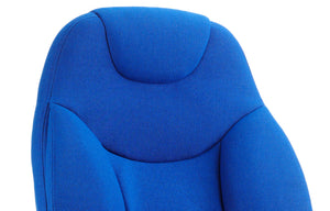 Galaxy Task Operator Chair Blue Fabric With Arms Image 13