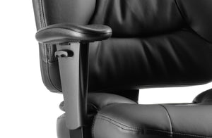 Galaxy Task Operator Chair Black Leather With Arms Image 11