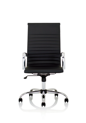 Nola High Back Black Soft Bonded Leather Executive Chair Image 8