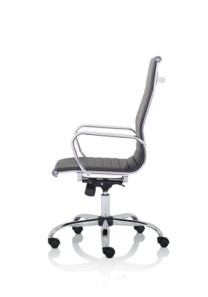 Nola High Back Black Soft Bonded Leather Executive Chair Image 9