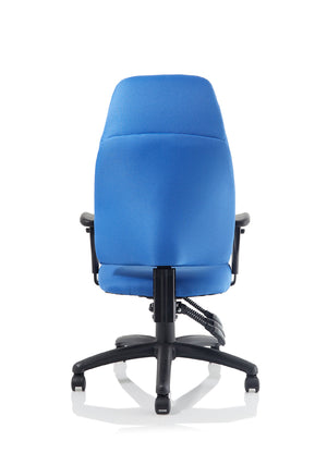 Esme Blue Fabric Posture Chair With Height Adjustable Arms Image 6