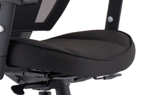 Denver Black Mesh Chair No Headrest Image 14