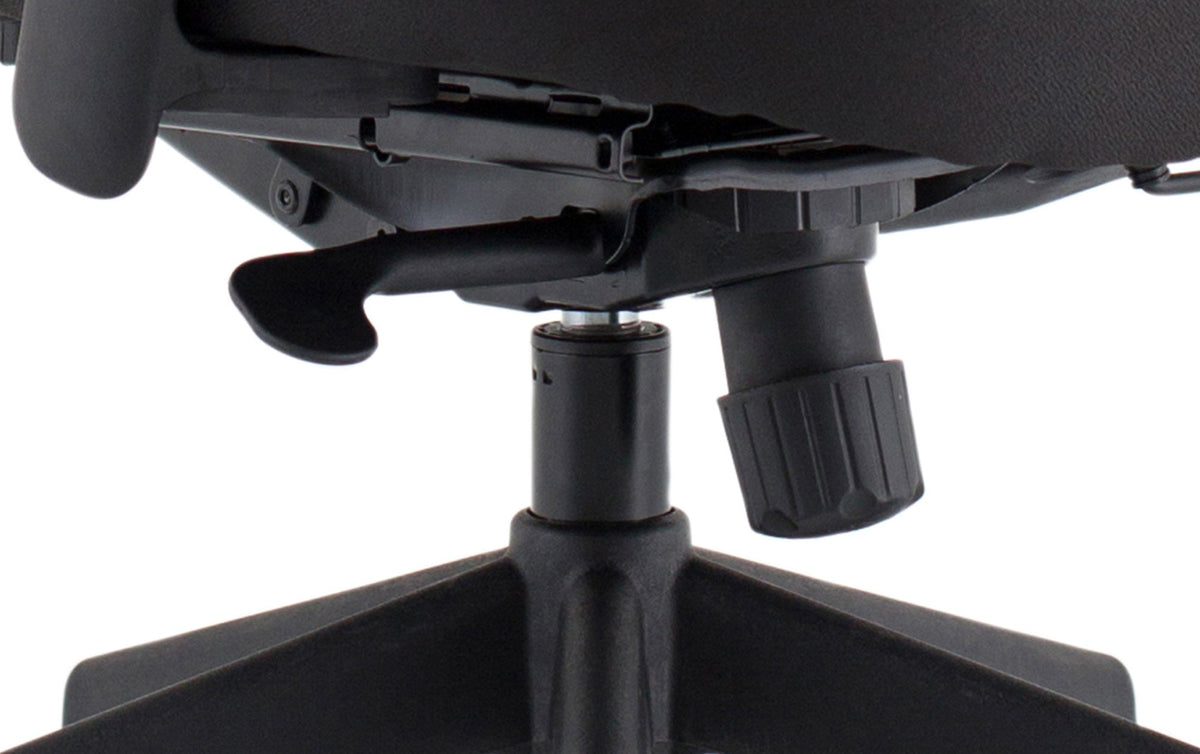 Denver Black Mesh Chair No Headrest Image 9