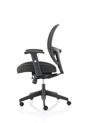 Denver Black Mesh Chair No Headrest Image 4