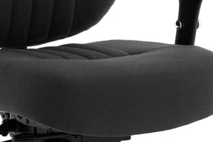 Barcelona Deluxe Black Fabric Operator Chair Image 15