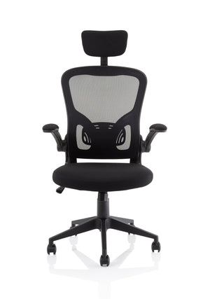 Ace Executive Mesh Chair With Folding Arms Image 3