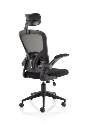 Ace Executive Mesh Chair With Folding Arms Image 8
