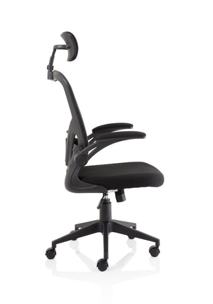 Ace Executive Mesh Chair With Folding Arms Image 9