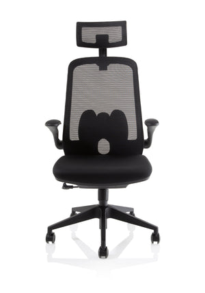 Sigma Executive Mesh Chair With Folding Arms Image 4