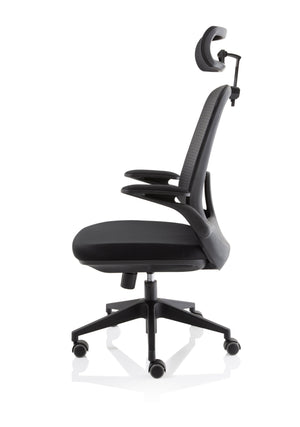 Sigma Executive Mesh Chair With Folding Arms Image 6