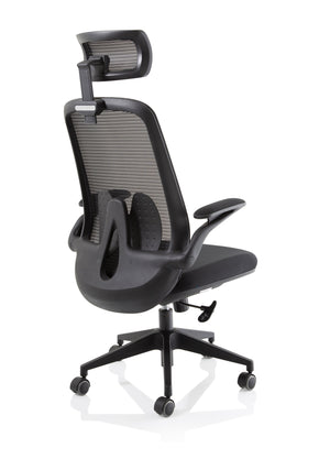 Sigma Executive Mesh Chair With Folding Arms Image 9