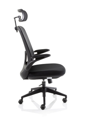Sigma Executive Mesh Chair With Folding Arms Image 10