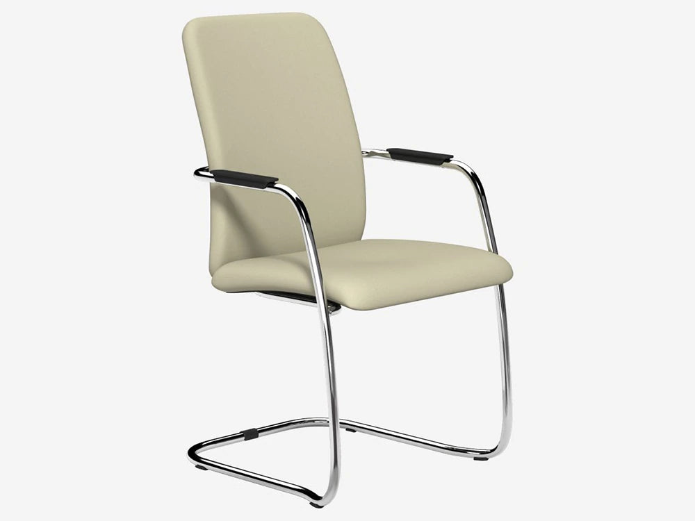 Oq Series High Backrest Stacking Chair  Chrome Frame Oq2 E080