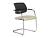 Oq Series Mid Mesh Backrest Stacking Chair  Chrome Frame Oq1 M E080 Tkms1
