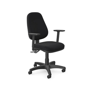 Ox Series High Backrest Swivel Chair Ox1Sf Armstep Pp Bbk