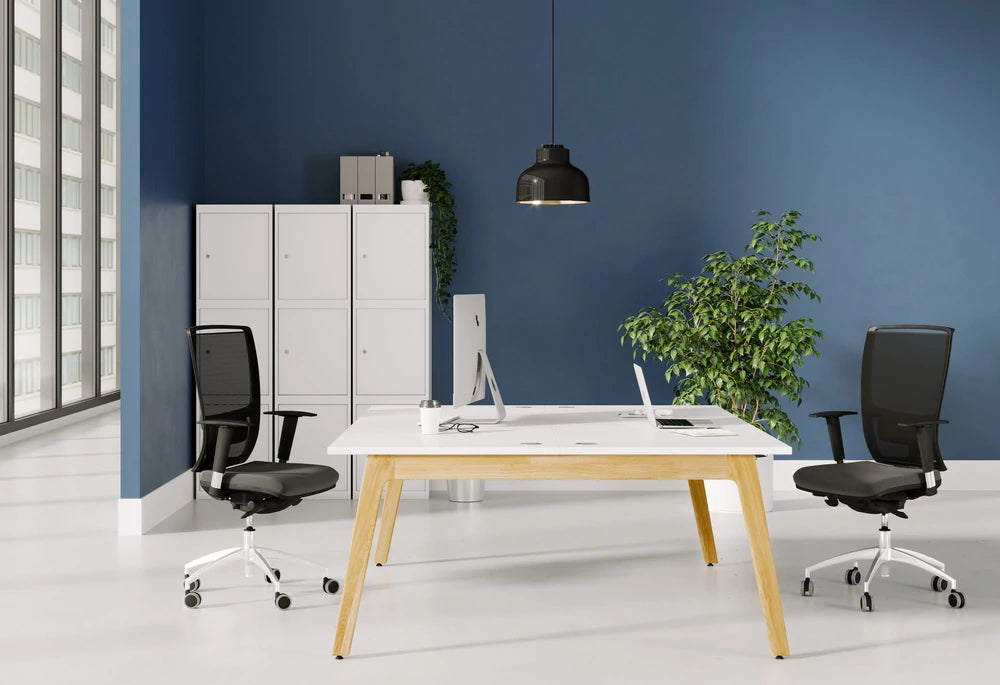 OZ Series High Backrest Swivel Mesh Chair Vario Adjustable Arms 2