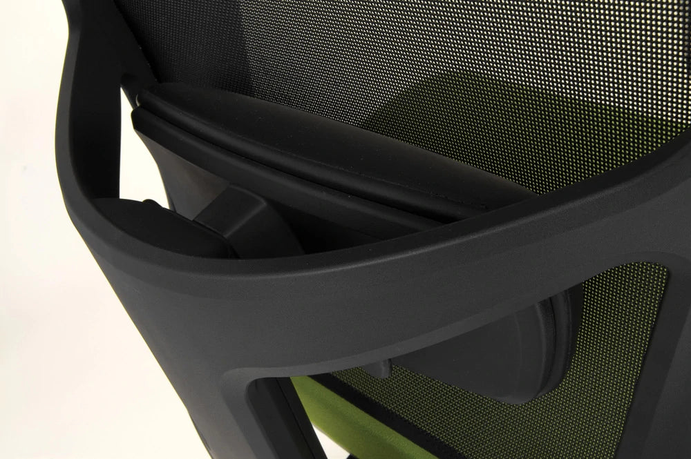 OZ Series High Backrest Swivel Mesh Chair with Headrest Vario Adjustable Arms 4