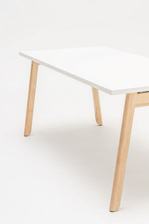 Ogi B Wooden Straight Desk 3