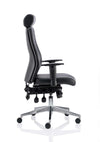 Onyx Ergo Posture Chair Black Fabric Without Headrest With Arms Image 20