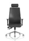Onyx Ergo Posture Chair Black Fabric Without Headrest With Arms Image 12