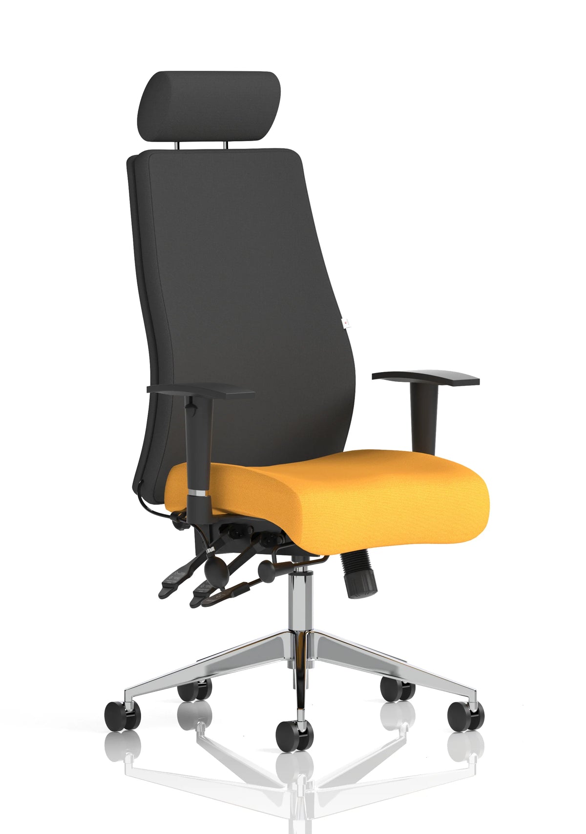 Onyx High Back Ergonomic Posture Chair with Height Adjustable Arms KCUP0421