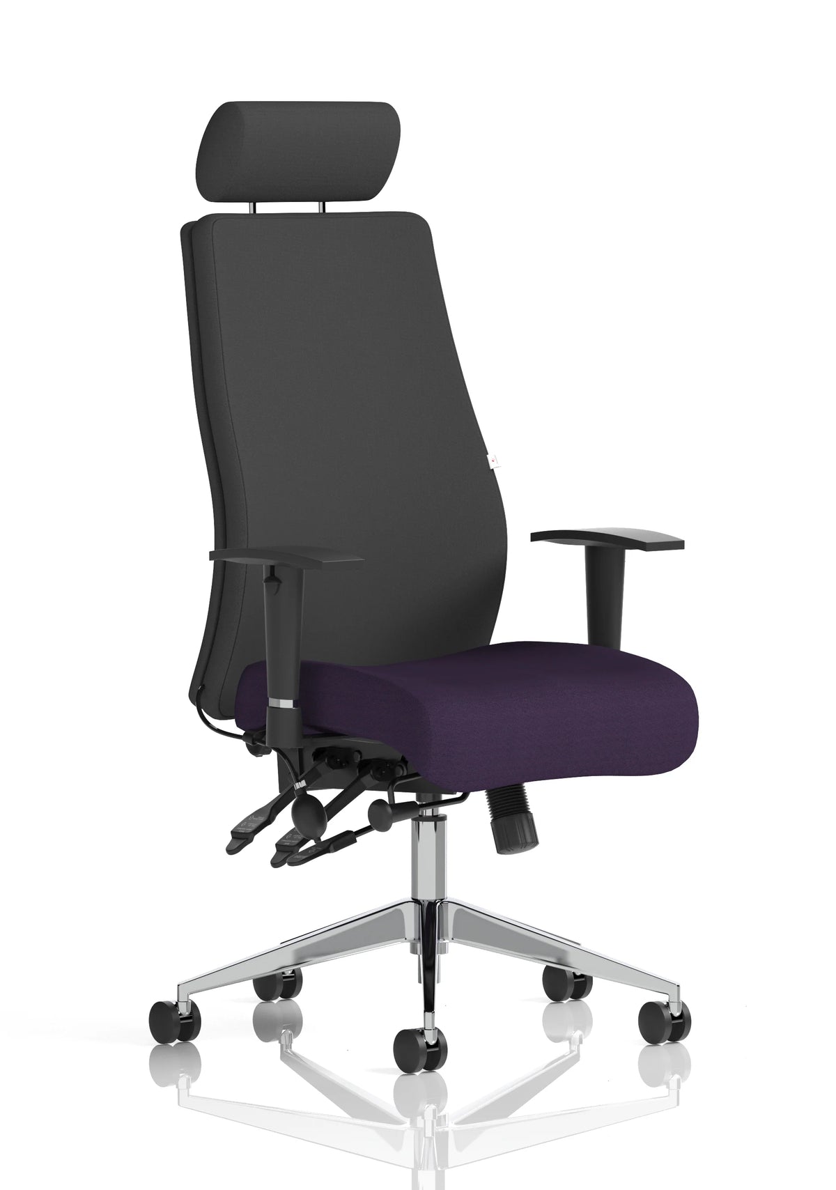 Onyx High Back Ergonomic Posture Chair with Height Adjustable Arms KCUP0424
