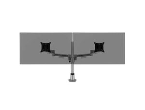 Orion Double Flat Screen Monitor Arms Silver