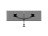 Orion Double Flat Screen Monitor Arms Silver
