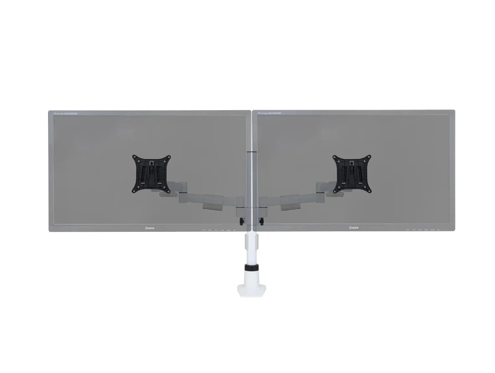 Orion Double Flat Screen Monitor Arms White