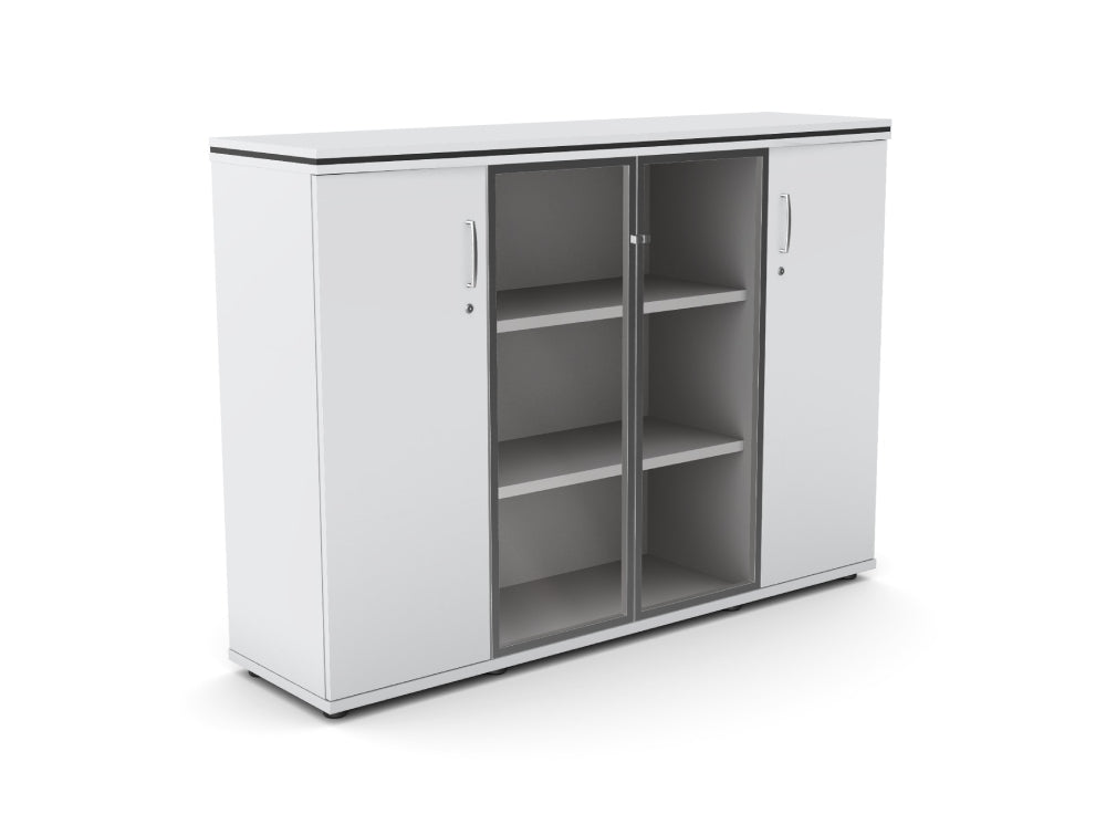 Oskar Exectutive Wooden KA 5 Storage Cupboard in Grey Finish