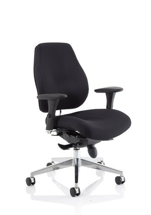 Chiro Plus Ergo Posture Chair Black With Arms Image 2
