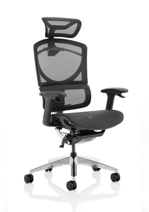 Ergo Click Plus Black Mesh with Headrest