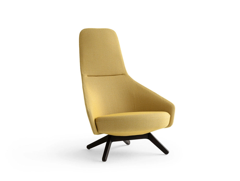 Palo Lounge Armchair with Wooden Legs 2