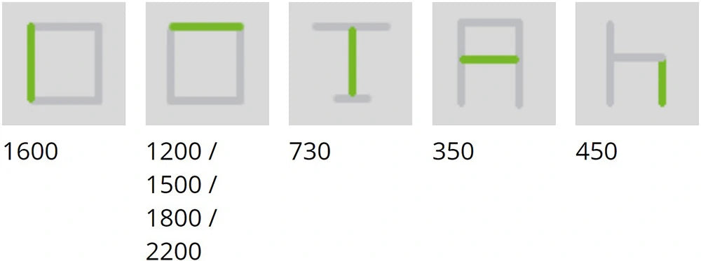 Parc Outdoor Dining Table And Benches 3 Dimensions