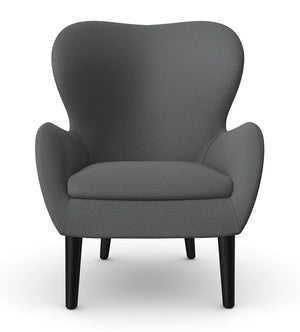 Pause Lounge Armchair With Wooden Frame 10