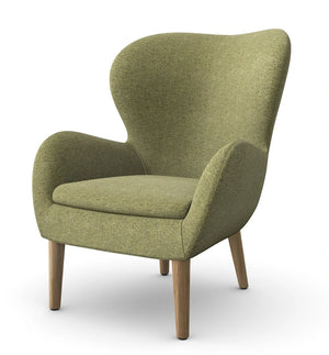 Pause Lounge Armchair With Wooden Frame 13