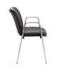 Pavilion Armchair Black PU Chrome 3