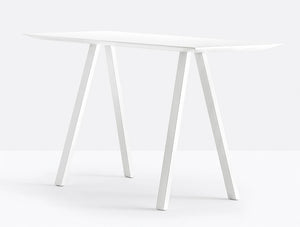 Pedrali Arki Rectangular High Table with Steel Trestle Legs 3