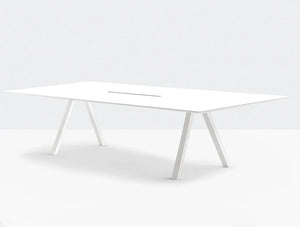Pedrali Arki Rectangular Table With Cable Management