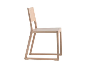 Pedrali Feel Sled Base Solid Wood Chair 5