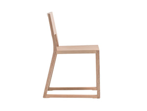 Pedrali Feel Sled Base Solid Wood Chair 6