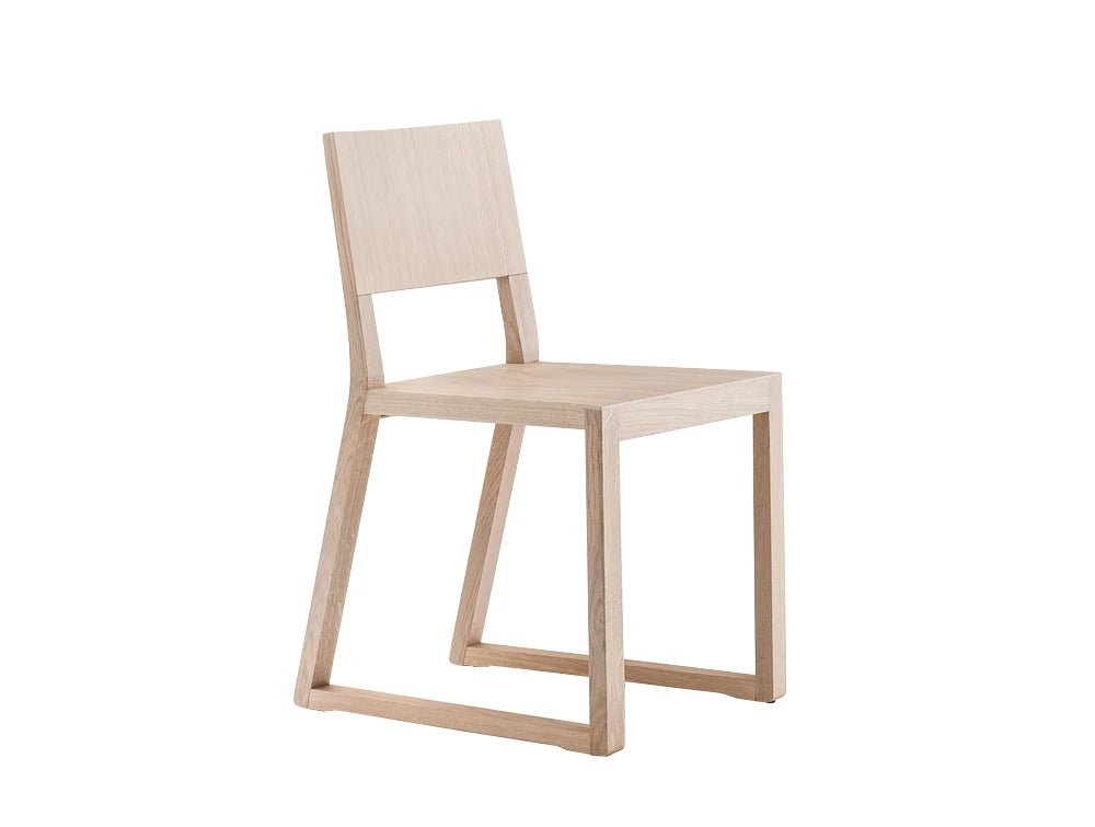 Pedrali Feel Sled Base Solid Wood Chair