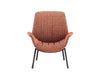 Pedrali Ila Lounge Armchair With Four Legs In Steel Tube Frame 6