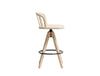 Pedrali Nym Wooden Stool With Footrest 2