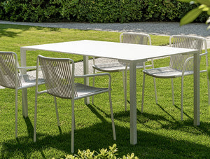 Pedrali Tribeca Steel And Pvc Easy Chair With Armrests 11 In Outdoor Settings