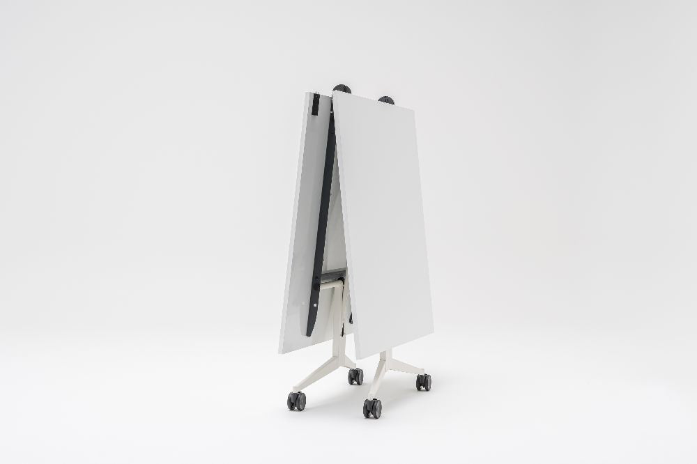 Plex Folding White Board Table on Castors 3