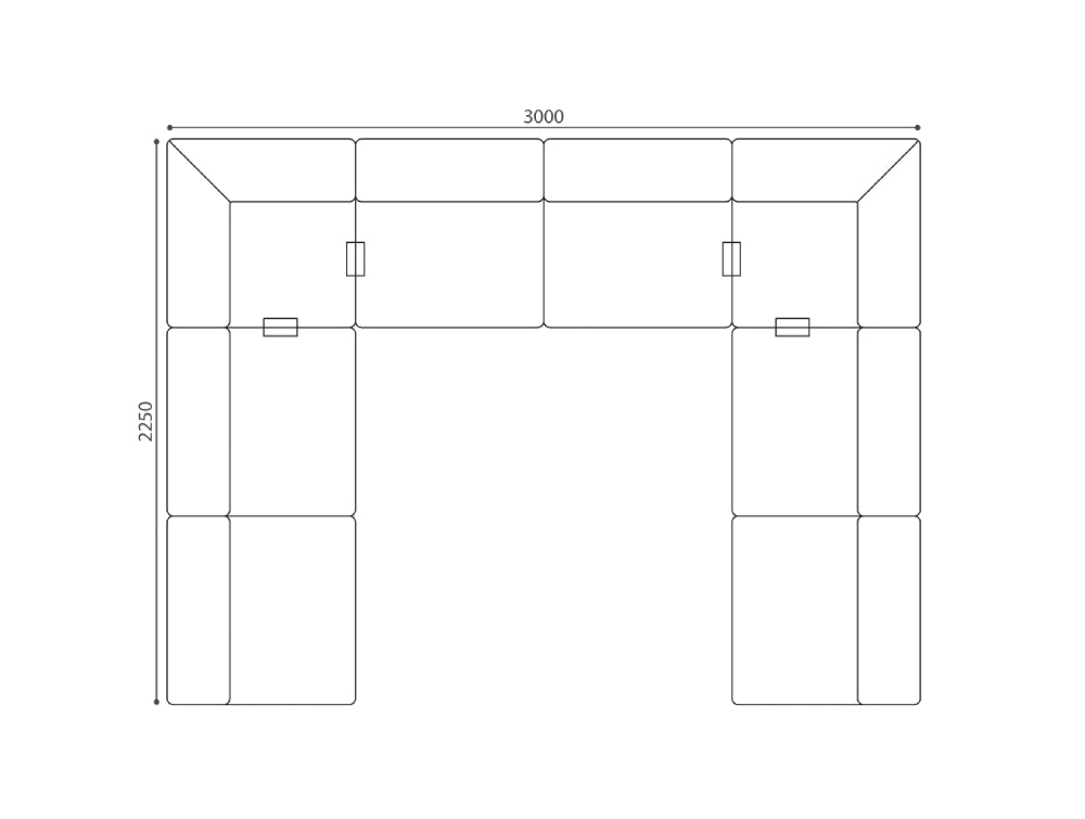 Plint Upholstered Modular Sofa Dimensions