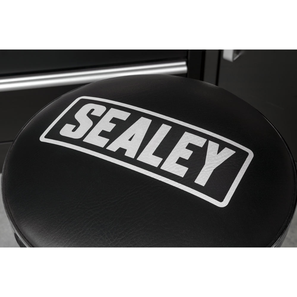 Pneumatic Stool Heavy-Duty Workshop with Adjustable Height Swivel Seat SCR17 6