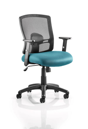 Portland Medium Mesh Back Task Operator Office Chair With Arms KCUP0479 2